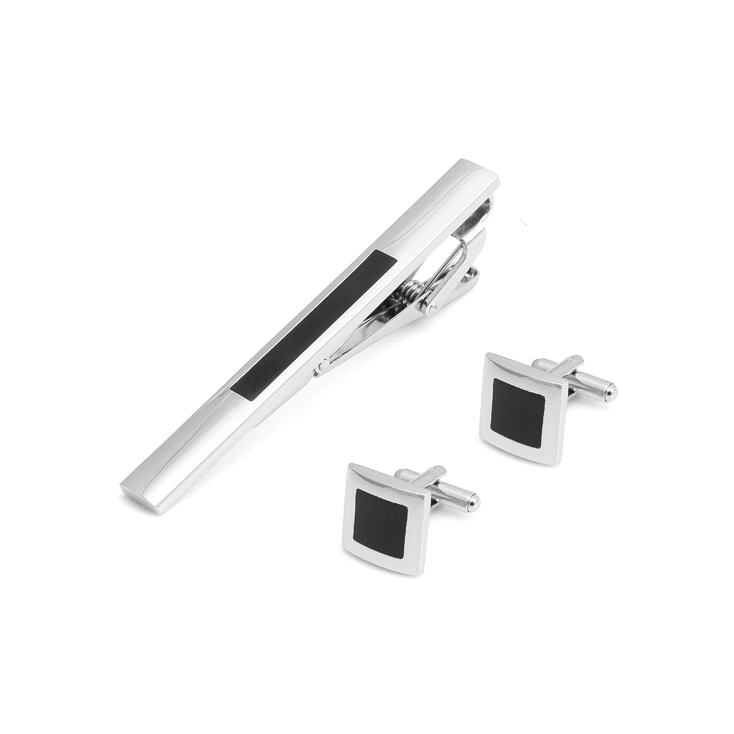 LOVIENA Premium Series Cufflink & Tie Pin Set (A-2)