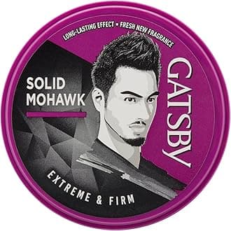 Gatsby Hair Styling Wax Ultimate & Shaggy | Creates a Rugged Mohawk Style Which Gives Firm Raised Look With Extra Bundling Effect | 75gm