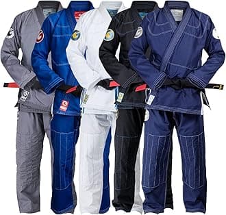 Jiu Jitsu Gi - Ultra Lightweight Men's Aeroweave - Preshrunk Brazilian Jiu Jitsu Uniform for Men