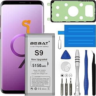 Replacement Battery for Samsung Galaxy S9,5150mAh High Capacity Lithium Polymer Battery for Galaxy S9 EB-BG960ABE, EB-BG960ABA, G9600, G960F, G960N, G960U, G960W with Repair Tool Kits