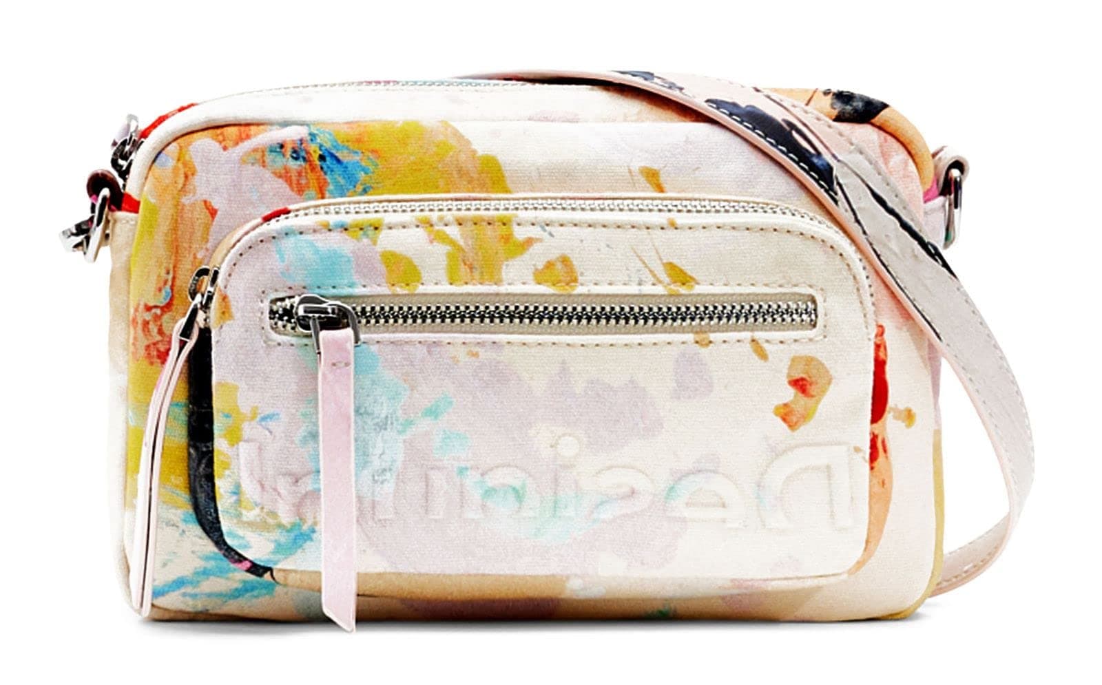 Accessories Fabric Across Body Bag, White