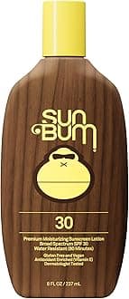Sun Bum Original SPF 30 Sunscreen Body Lotion - Broad Spectrum Moisturizing Sunscreen with Vitamin E - Hawaii 104 Act Compliant (Made without Octinoxate & Oxybenzone) - 8 oz