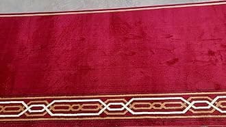Carpet Mahal Washable Zanamaz Rolls for Prayer and Hall Size 4x25 feet Runner 1 inch Thickness, (Multi)