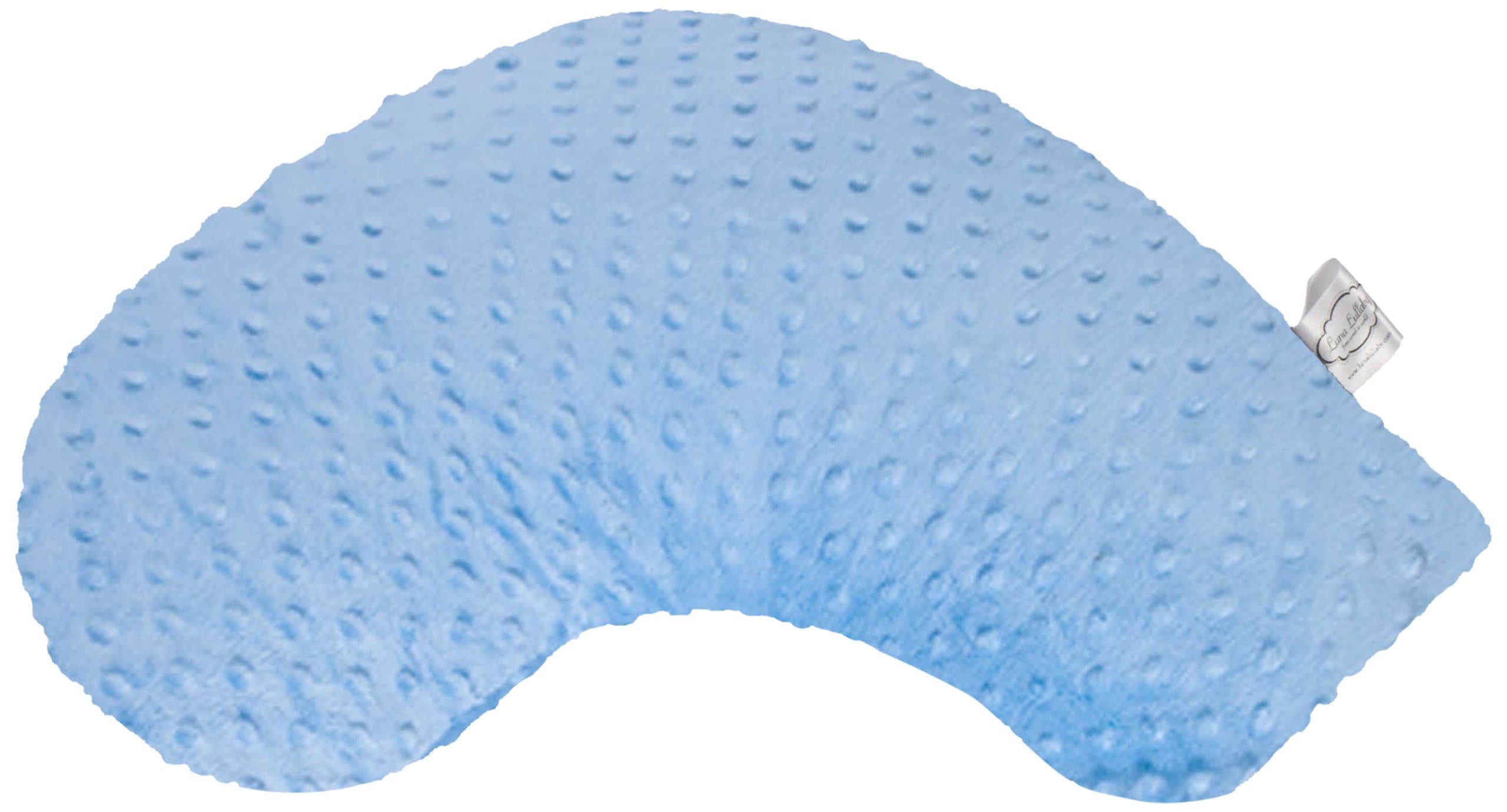 Luna Lullaby Lil' Something Tummy-Time Pillow, Blue Dot