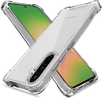 Pikkme Back Cover for Samsung Galaxy A56 5G PC + TPU Clear Transparent Raised Edges Shockproof Protective Phone Bumper Case(Transparent)