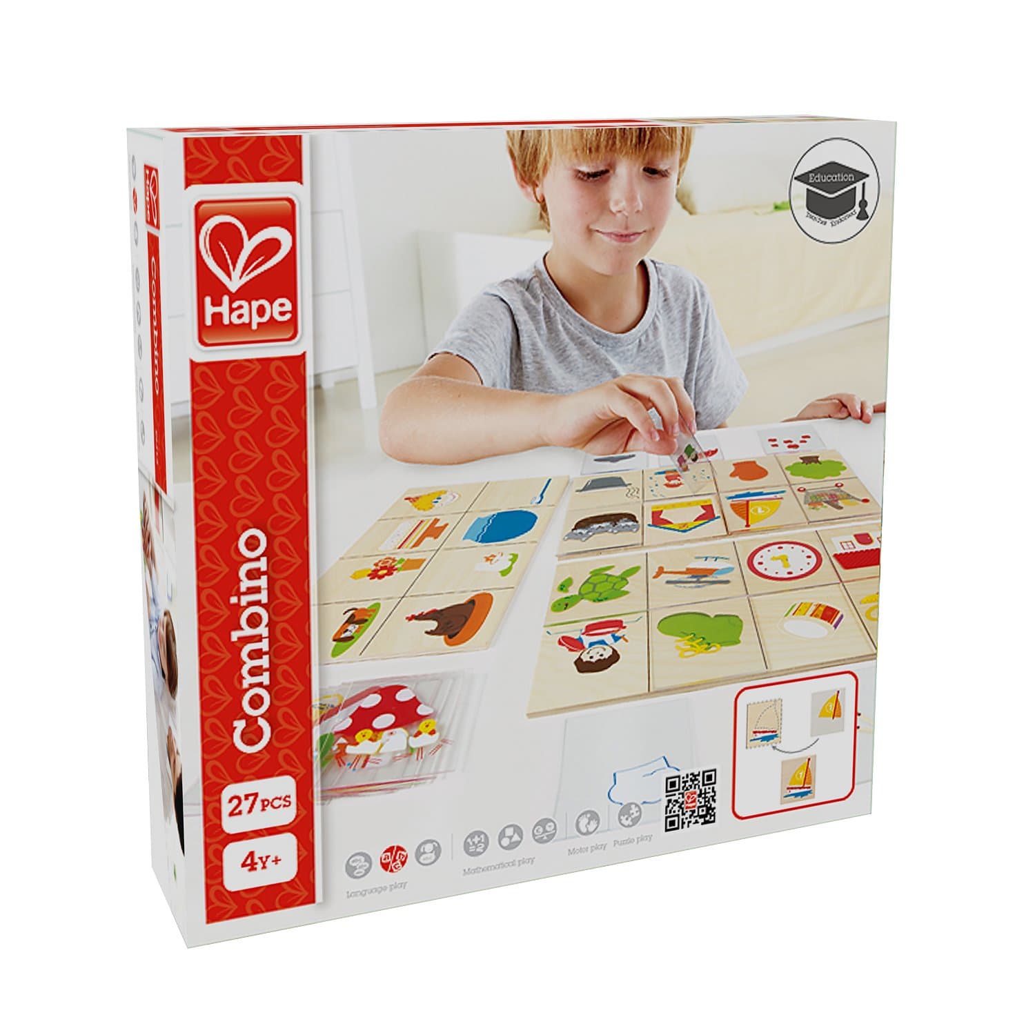 Hape HAP-E6313 Home Education Combino Game