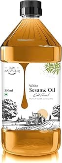 Farm Naturelle-Virgin Cold Pressed White Sesame Seed Cooking Oil -500ml