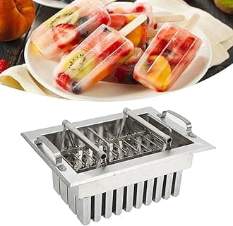 Cryfokt 40Pcs Stainless Steel, DIY Large Capacity Machine Commercial Ice Ice Cream Maker, Lolly Frozen Ice Cream Maker for Home