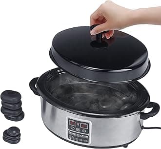 Master Massage 6 Quart Massage Stone Heater Warmer Fits up to 60 Stones