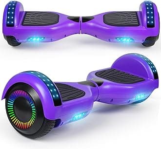 Self Balance Scooter 6.5" with Speaker and LED Lights Red