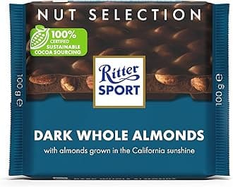Dark Whole Almond Chocolate, 100 gm