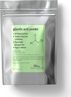 Glycolic Acid Powder DIY Glycolic Crystal Powder is Pure, DIY (8 Oz/226 grams) for Glycolic Acid Face Wash, Glycolic Acid Lotion