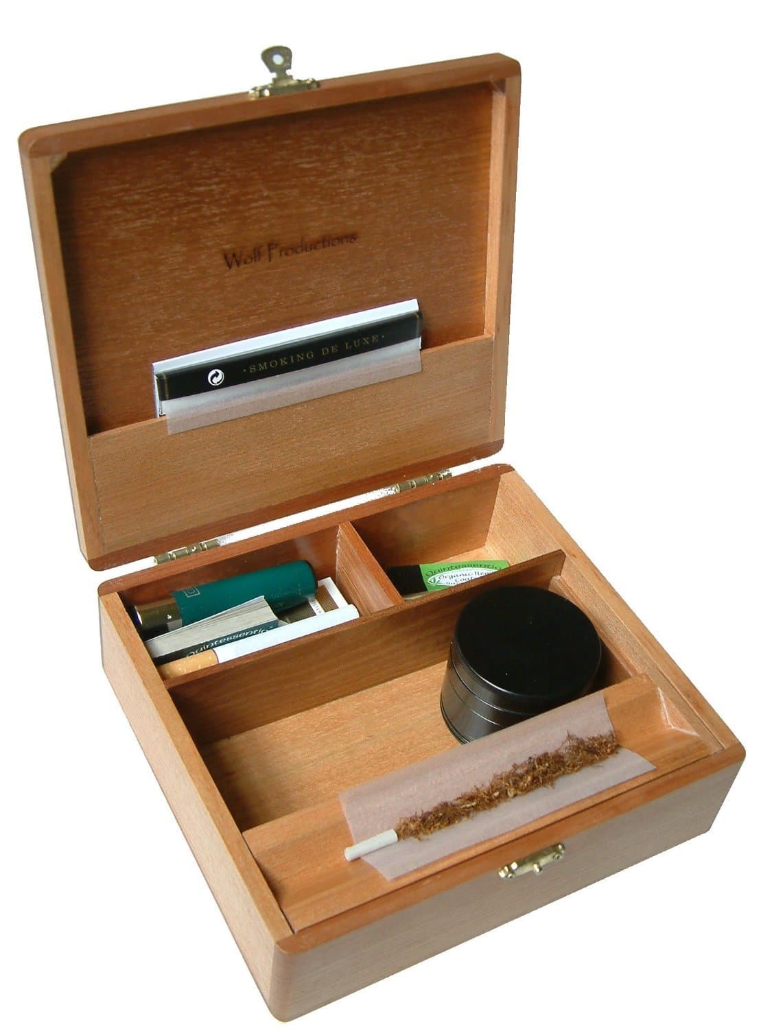 2 x Wolf T3 Deluxe stash box for smoking accessories