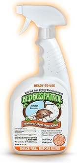 Bed Bug Patrol Bed Bug Spray & Killer – 24oz | Fast-Acting Treatment Kills Bed Bugs, Eggs & Larvae on Contact | Plant-Based Natural Formula | Safe for Home, Family & Pets