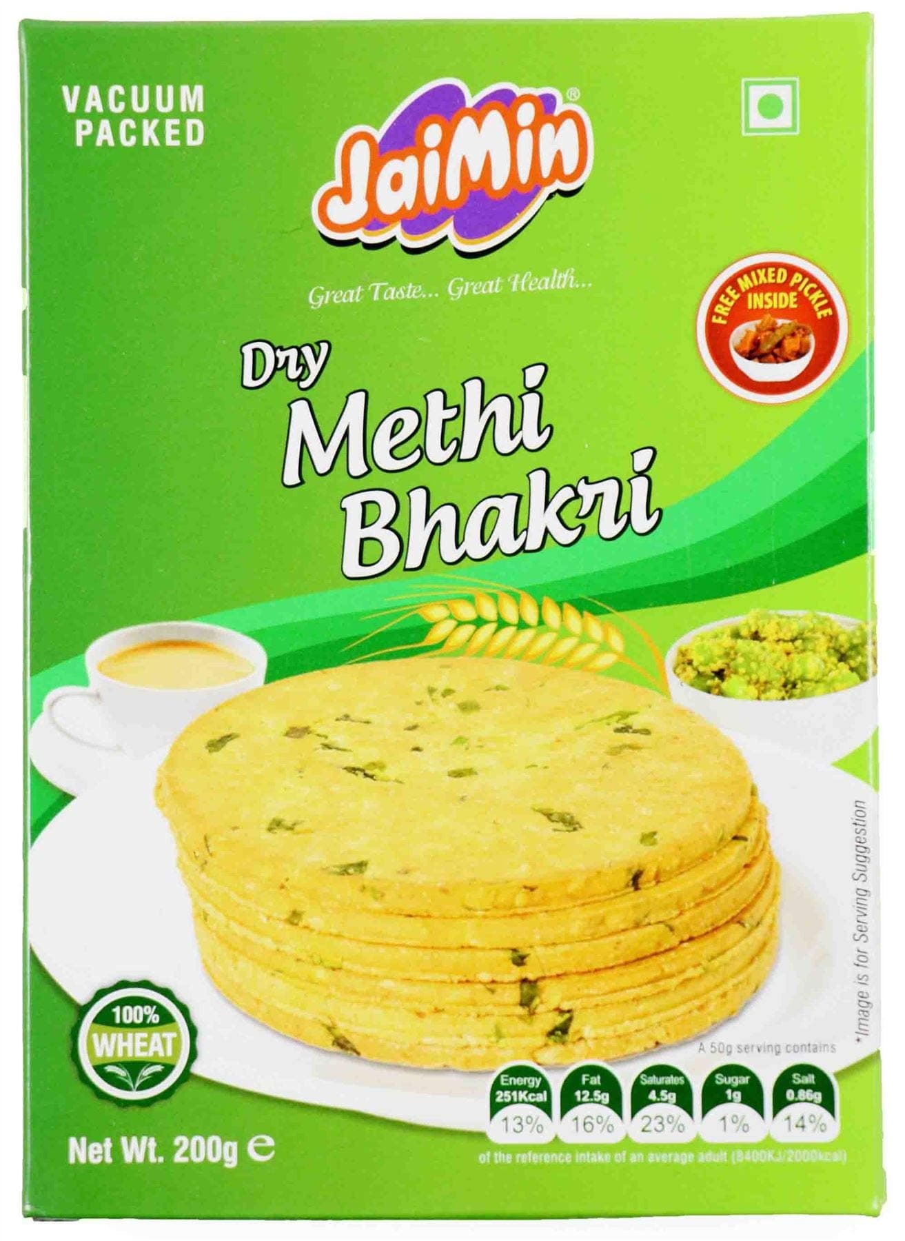 Jaimin Dry Methi Bhakri - 200g