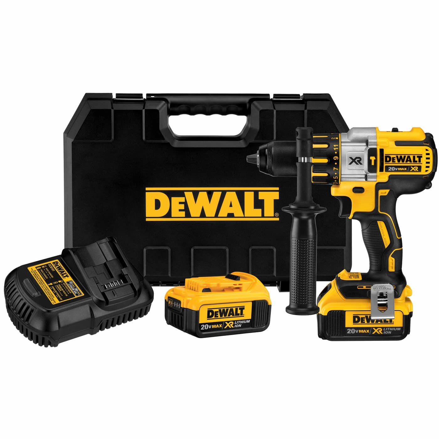 DEWALT DCD995M2 20-Volt Max XR Lithium Ion Brushless Premium 3-Speed Cordless Hammerdrill Kit