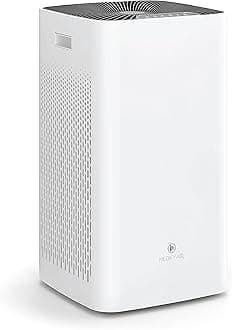 Medify MA-112 Air Purifier V3.0 with True HEPA H13 Filter | 5,948 ft² Coverage in 1hr for Smoke, Wildfires, Odors, Pollen, Pets | Quiet 99.9% Removal to 0.1 Microns | White, 1-Pack