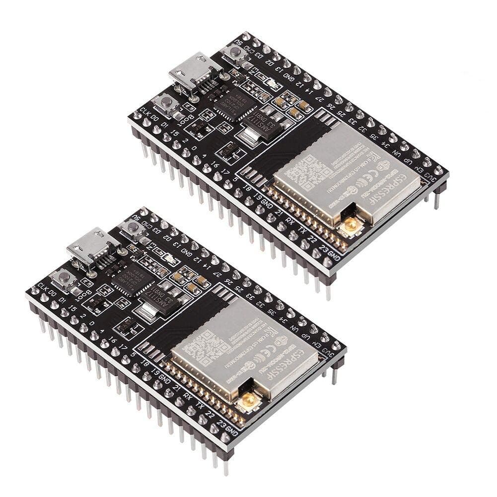 2pcs ESP32-DevKitC core Board ESP32 Development Board ESP32-WROOM-32U WiFi Bluetooth Development Board for Arduino IDE (WROOM-32U)