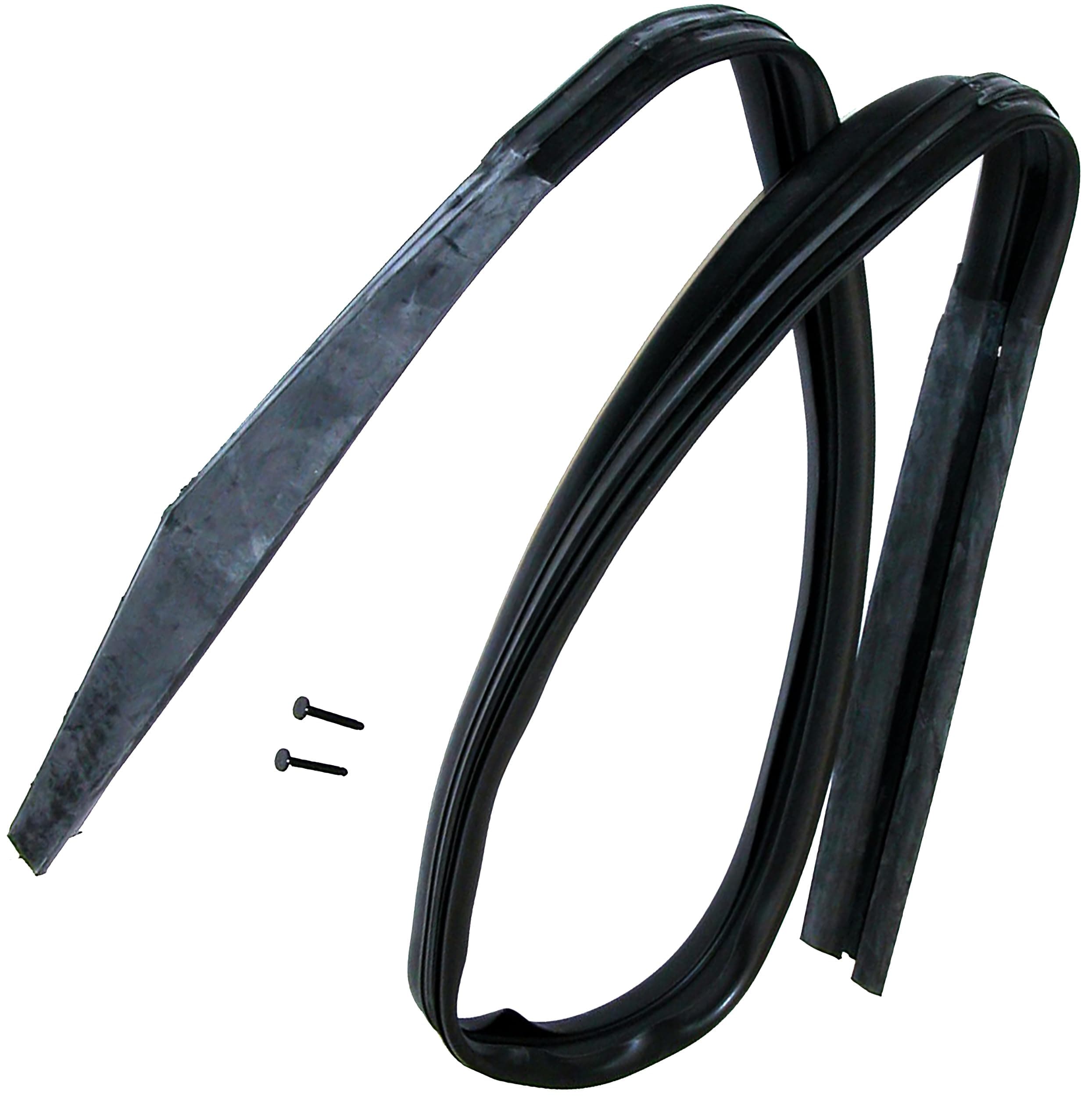 APDTY Tailgate Window Channel - Black Rubber Plastic Weather Stripping - Meets Or Exceeds OEM Specs - Factory OEM Fit Form And Function