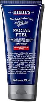 Facial Fuel Moisturizer with SPF 20 for Men, Energizing Face Moisturizer for Dull Skin, Non-Greasy Feel, Hydrating Lotion and Broad Spectrum Sunscreen, with Caffeine, Vitamin C & Vitamin E