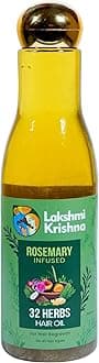 LAKSHMI KRISHNA NATURALS 32 Herbs Hair growth Oil | Natural Oil Blend for Stronger, Thicker Hair | Promotes Hair Growth & Reduces Hair Fall | Enriched with Ayurvedic Herbs"