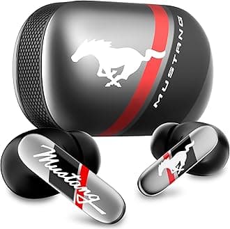 GOBOULT x Mustang Dyno Earbuds with 60H Playtime, App Support, Dual Pairing, 4 Mics ENC, 45ms Low Latency, 13mm Drivers, Touch Controls, Made in India, IPX5 Ear Buds Wireless (Silver)