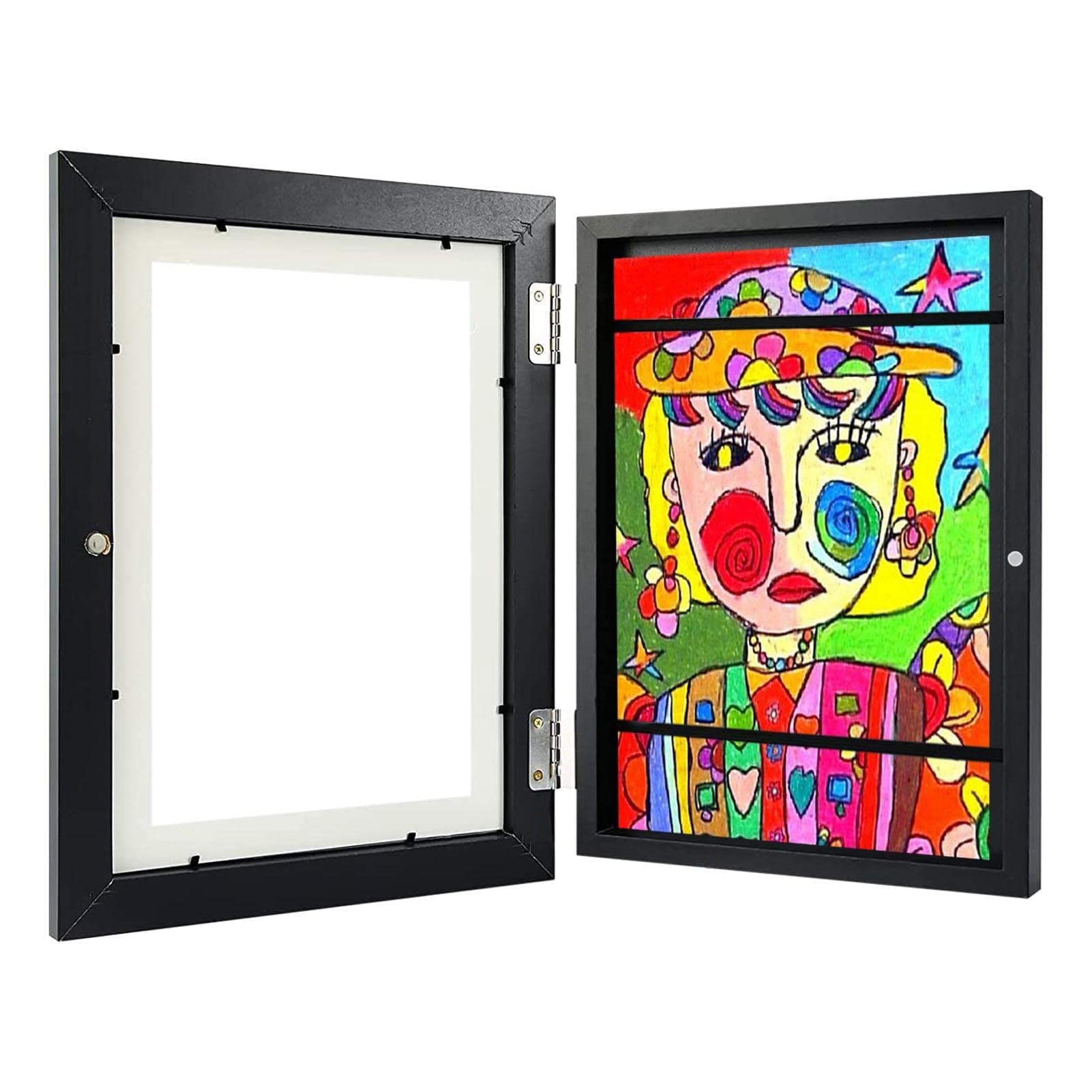 MAYZHOU Kids Art Frames Front Opening | Kids Art Frames | Kids Artwork Display Frame | Picture Frame A4 | Children Projects, Home, Office, Portfolio Storage 3D Picture Display