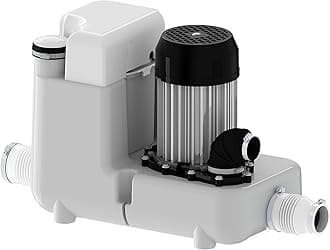 SFA SANIFLO - Sanicom 1 - Heavy-Duty Gray Water Drain Pump - High-Temperature Commercial Solution - Robust & Efficient Design - Certified CSA (IPC, NSPC), IAPMO (UPC) - Made In France