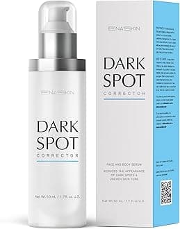 EnaSkin Dark Spot Remover for Face and Body: Advanced Formula Spot Corrector Cream to Fade Age Spots, Sun Spots, Freckles, Melasma, and Brown Spots for Women and Men (1.7 Oz)