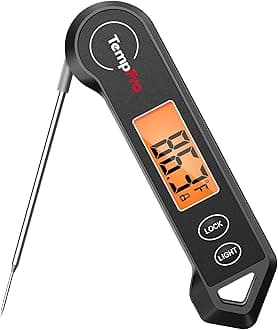 ThermoPro TP19H Waterproof Digital Meat Thermometer for Grilling with Ambidextrous Backlit and Motion Sensing Kitchen Cooking Food Thermometer for BBQ Grill Smoker Oil Fry Candy Thermometer