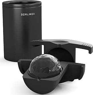 Premium Clear Ice Ball Maker Mold - Large 2.4 Inch Whiskey Sphere Ice Maker With Storage Bag