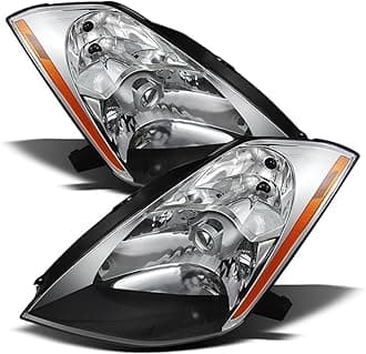 ACANII - For Pair HID Xenon Headlamps 2003 2004 2005 Nissan 350Z Projector Headlights Driver + Passenger Side