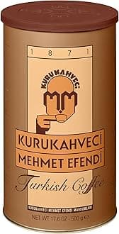 Turkish Coffee, Arabica Beans, Roasted Ground,Rich Aroma, Fresh, Medium to Heavy-bodied, Original Taste Since 1871 (17.6 OZ / 500 Gr)