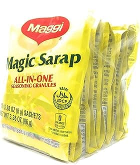 Magic Sarap, All In One Seasoning Granules, 12 Sachets (12 x 0.28 oz (8g))