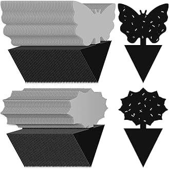 Landisun 96PCS Fruit Fly Traps Sticky Traps Fungus Gnat Traps Insect Bug Traps for Indoor Outdoor Kitchen Plants Whitefly Mosquitos Fungus Gnats Flying Insects, JPM0161