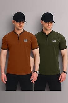 Polo T Shirt for Men || T Shirt for Man || Collar T Shirt Style Men (Packs Also Available) (Polo-51-54)