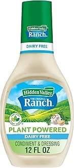 Hidden Valley The Original Ranch Plant Powered Dairy Free Ranch Salad Dressing and Topping, 12 Fluid Ounces (Package May Vary)