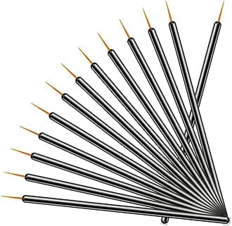 JASSINS 100 Pack Disposable Eyeliner Brush, Eye liner Applicator Cosmetic Eye Wands Makeup Tool