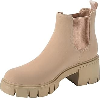 kihutor Women's Chelsea Platform Ankle Boots