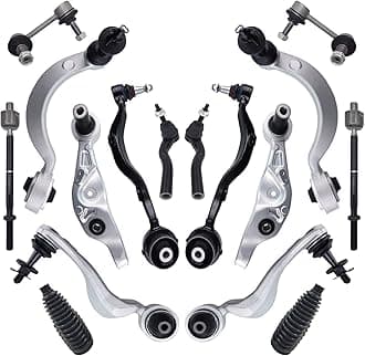 Suspension Kit Front Left Right Upper Lower Forward Rearward Control Arm w/Bushings Ball Joint Replacement for Lexus LS460-4861059095 4861059135 MS861076-16Pcs Set