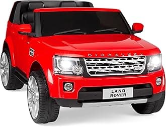 Best Choice Products 12V 3.7 MPH 2-Seater Licensed Land Rover Ride On Car Toy w/Parent Remote Control, MP3 Player - Red
