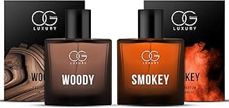 OG BEAUTY Luxury Spicy Zest Duo Perfume | Long-Lasting Eau De Parfum for Men | Zesty Scent | 2 x 50ml Gift Set