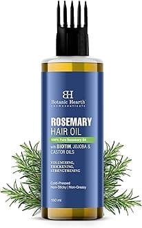 100% Pure Rosemary Oil for Hair Growth | Controls Hair Fall, Promotes New Hair Growth | Hair Strengthening Treatment for Healthy Nourished Hair | 150 ml