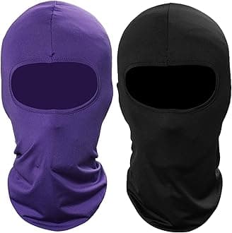 Pukavt 1-6 Pack Balaclava Face Mask, Ski Mask for Men Women, UV Protection Windproof Scarf for Motorcycle Snowboard Cycling