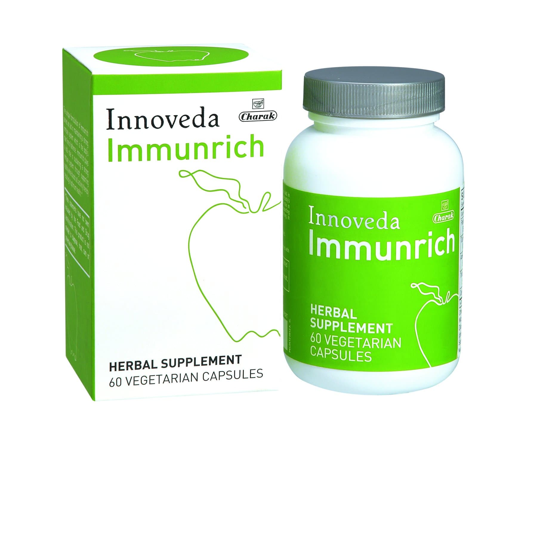 Immunrich Charak Innoveda Herbal Supplement, Immunity Builder, 60 Count (Pack of 70)