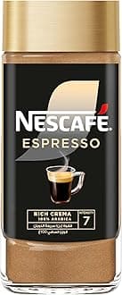 Nescafe Espresso Instant Coffee, Rich Crema, 100% Arabica, Jar 100g