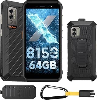 Power Armor X11 Pro Rugged Smartphone, 8GB 64GB, 8150mAh Battery, Android 12 Mobile Phones, 4G Dual SIM, 16MP AI Camera, 5.45 inch Tough Screen, Waterproof Outdoor Phone Unlocked, UK Version