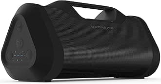 Monster Portable Wireless Bluetooth Speaker, 120W Rechargeable Wireless Boombox, USB Charge Out, IPX5 Water Resistant, (Monster Blaster 3.0)