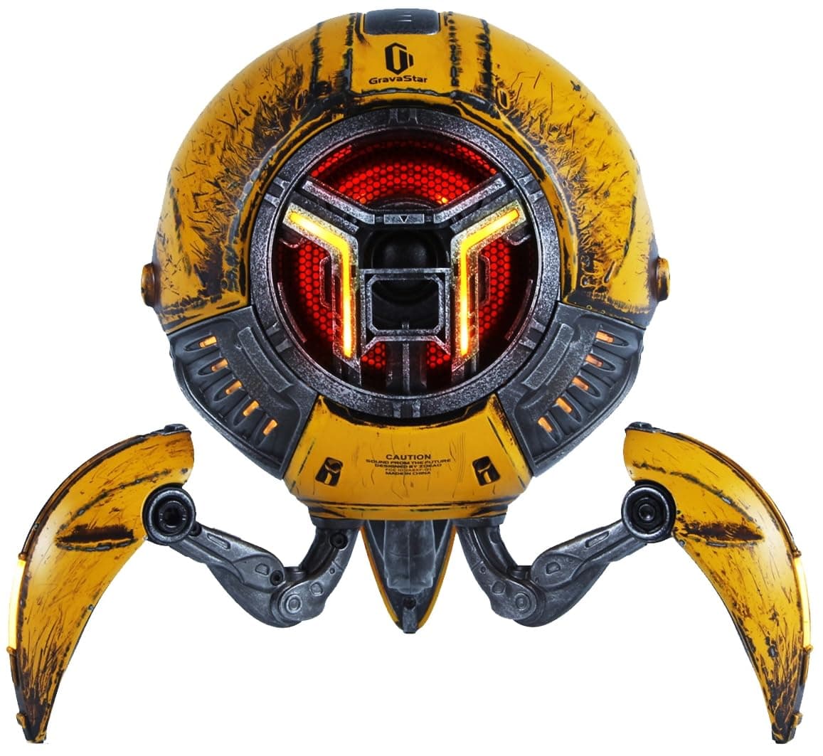 Loudspeakers Mars Pro Portable Bluetooth Speaker New Version, Deep Bass Loud Stereo Sound, 15H Playtime, 6 RGB Lights, Dual Pairing, Portable for Home, Outdoors, Party, Camping, Home, Gifts