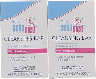 Baby Ultra Mild Cleansing Bar Pack of 2 - Hypoallergenic Non-irritating Cleanser with Vitamins and Amino Acids 3.5 Ounces (100g) 2pk